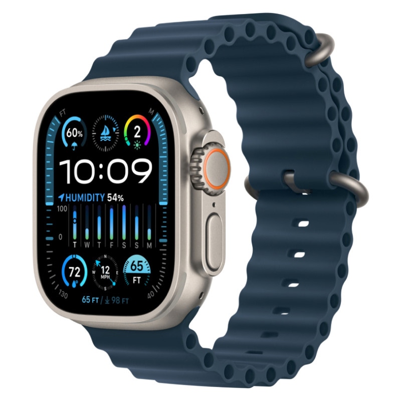 Apple Watch Ultra 2, Титан, GPS + сотовая связь, ремешок Ocean Band 4