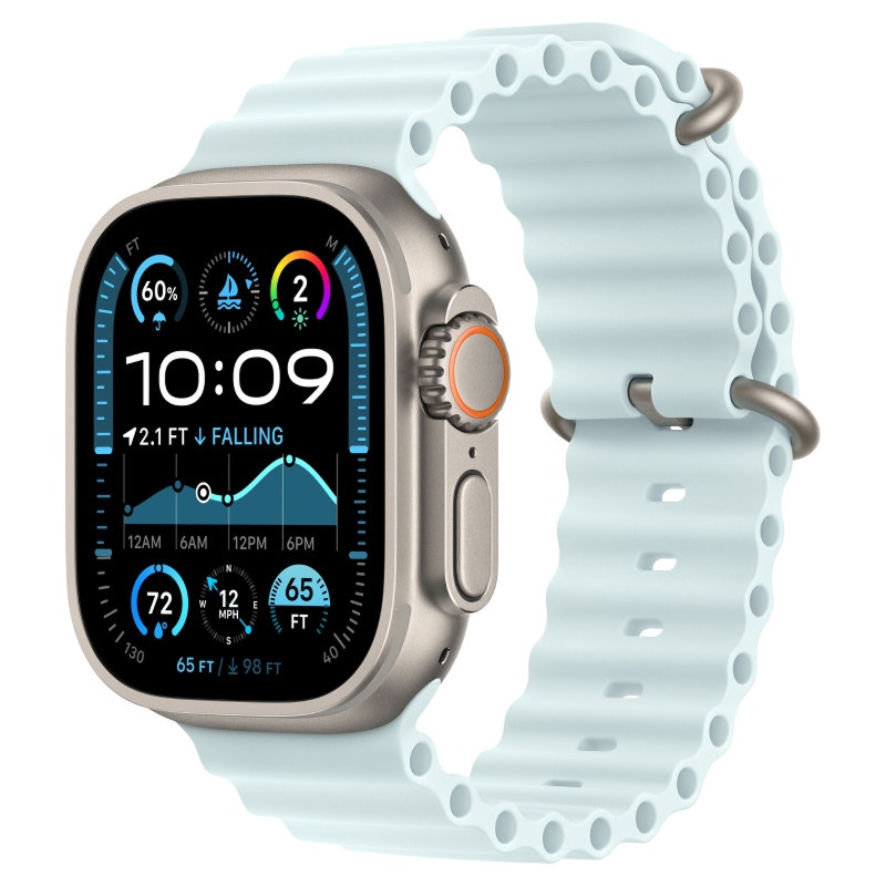 Apple Watch Ultra 2, Титан, GPS + сотовая связь, ремешок Ocean Band 6