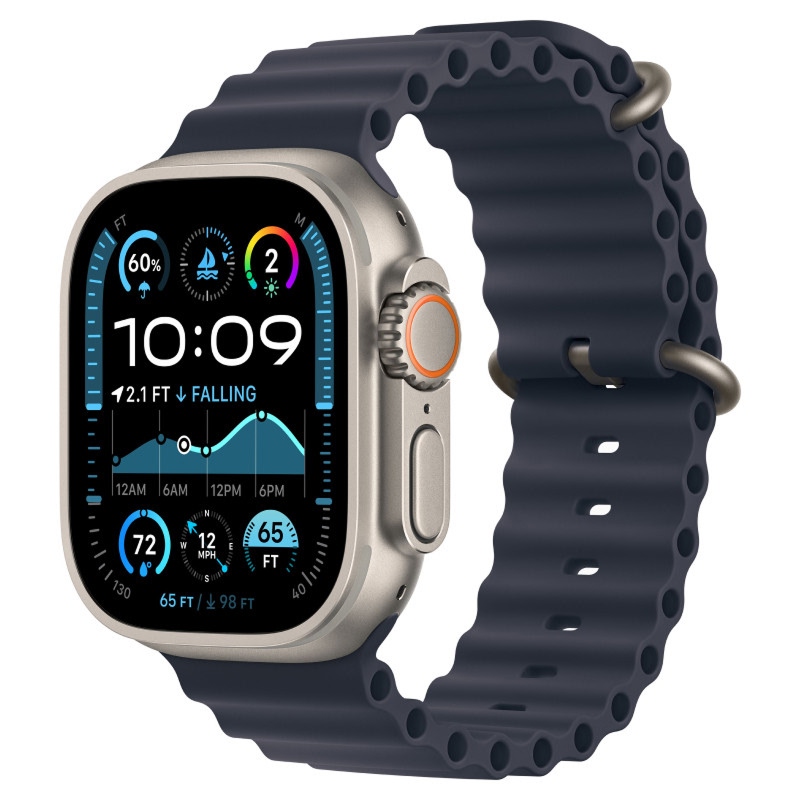 Apple Watch Ultra 2, Титан, GPS + сотовая связь, ремешок Ocean Band 3
