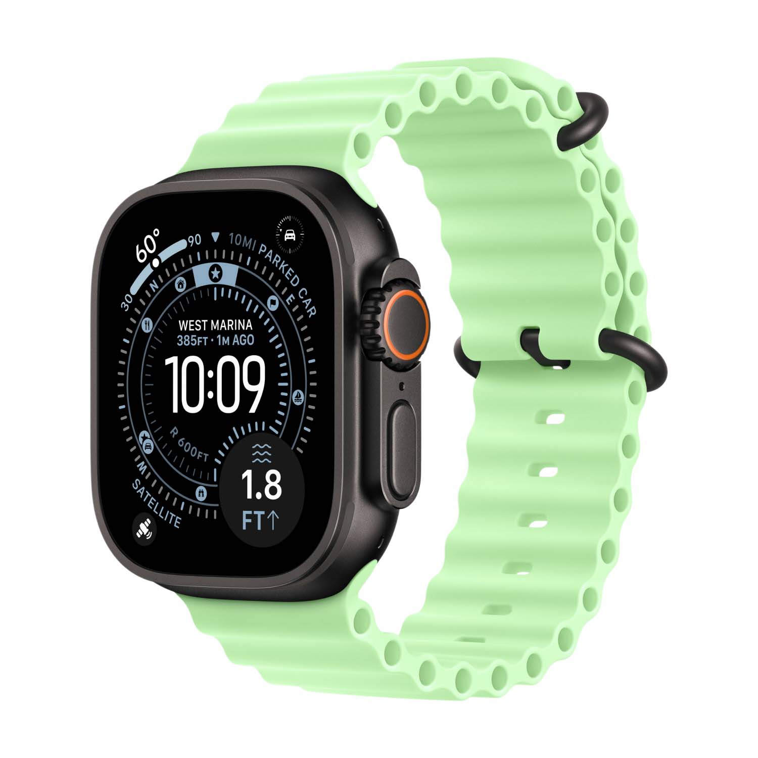 Apple Watch Ultra 3, ремешок Ocean Band 4